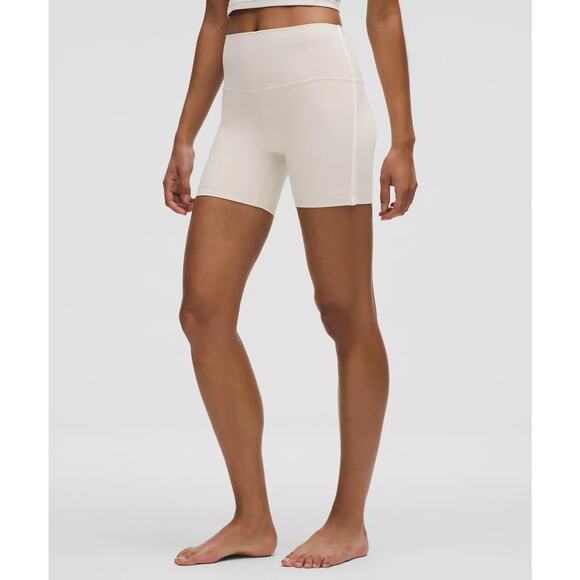 NWT Lululemon Align Side Strip Shorts, 6”, Light Ivory/White - 12 - Picture 1 of 8